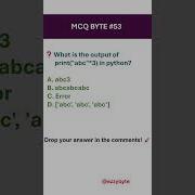Can You Guess This Python Output Python Mcqs