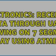 Electronics Received Data Through UART Showing On 7 Segment Display Using ATmega16