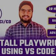 Playwright TypeScript 9 Install Playwright Using VS Code Playwright Automation Tutorial