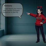 Ren Py Tutorial Learn How To Make Each Character Have There Own Custom Dialogue Box