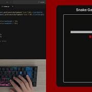 ASMR Programming Coding Snake Game No Talking