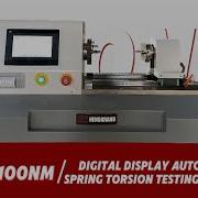 How To Test Torsion Springs HST Z100NM Digital Display Automatic Spring Torsion Testing Machine
