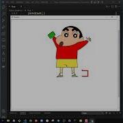Python Program Draw Shinchan Character Using Python Graphics