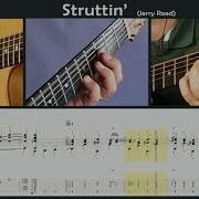 Struttin Jerry Reed Tommy Emmanuel Guitar Tutorial Slow Played Tabs Score