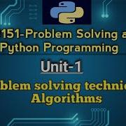 Algorithms In Problem Solving And Python Programming Tamil GE3151 Python Anna University Reg 2021