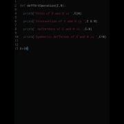 Python Program To Different Set Operations