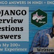 54 Django Developer Interview Questions Answers Hindi English Written Notes My 200 Interviews