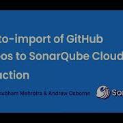 Автоматический импорт репозиториев GitHub в SonarQube Cloud в действии
