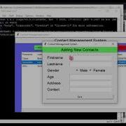 Contact Management System Project In Python DEMO