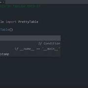 Printing Lists As Tabular Data Using Pretty Table In Python Python Examples Python Code Tutorial