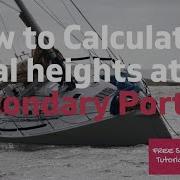 How To Calculate Tidal Heights At Secondary Ports