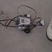 Simple Domabot Robot Ultrasonic Sensor Testing