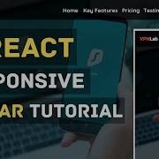 Создание адаптивной панели навигации с помощью React и React Router Учебные пособия по React дл