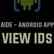 AIDE Android App View IDs