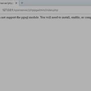 Open Server PhpPgAdmin ошибка Your PHP Installation Does Not Support The Pgsql Module