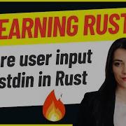 Developers 9 Capture User Input From Stdin In Rust