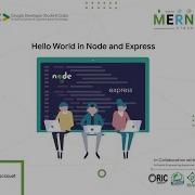 Workshop 07 Hello World In Node And Express Js