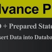 Insert Data Into Database Using PDO With Prepared Statement In PHP Hindi