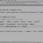 JQuery Use Map Method To Translate All Items In An Array