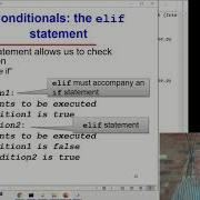 Python 03 4 Decisions Conditionals Elif Statement Combined Indentation