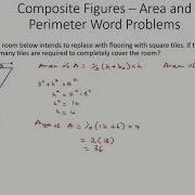 Composite Figures Area And Perimeter Word Problems
