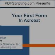How To Build Your First PDF Form