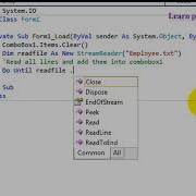 Load Content Of File Txt To Combobox Vb Net