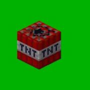 Minecraft TNT Explosion Green Screen