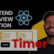 Build A Timer Component In React JS Frontend Interview Challenge CodeWithKai