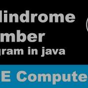 Program To Check Palindrome Number In Java ICSE Class 10 Computer