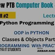 Classes And Objects In Python Part 2 New PTB 1st Year Computer Science ICS FAIT Easy Explanation