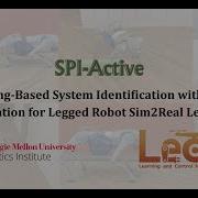 Sampling Based System Identification With Active Exploration For Legged Robot Sim2Real Learning