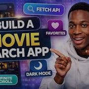 Build A Movie Search App With JavaScript Fetch API Async Await Infinite Scroll Dark Mode Favo