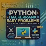 Python HackerRank Easy Problems Tuples Strings And Input Handling Code With Brain 3