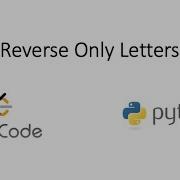 Leetcode Reverse Only Letters Python
