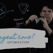 Lit Calculus 54 Optimization Largest Cone Cup