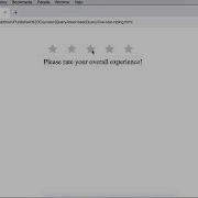 JQuery 5 Star Rating System Project Part 2