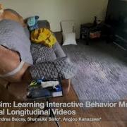 Agent To Sim Learning Interactive Behavior Model From Casual Longitudinal Videos