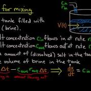 ODE A Model For Mixing Problems