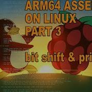 ARM64 Assembly On Linux Part 3 Bit Shifting And Printing Hex Numbers