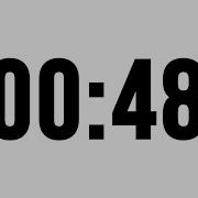 48 Second Timer Without Music Simple Countdown With Alarm At The End