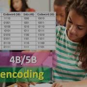 4B 5B Encoding 4B 5B NRZI Non Return To Zero Inverted Computer Networks In HINDI URDU