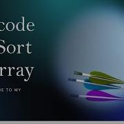 Leetcode 912 Sort An Array