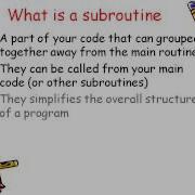 Subroutines In Vb Net