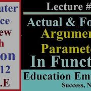 Actual And Formal Parameters In Python Function Hindi Part 4 CBSE Class 12 Computer Science 083