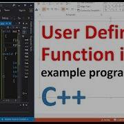 Example Program For User Defined Function C Programming