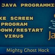 Fake Screen Program Java Progam Shutdown Restart