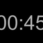 Basic 45 Seconds Silent Countdown End Beep Buzzer