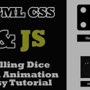 Rolling Dice Easy Tutorial By Using HTML CSS JavaScript