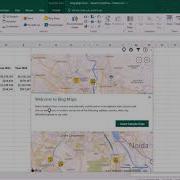 How To Use Bing Maps Feature In Microsoft Excel 2016